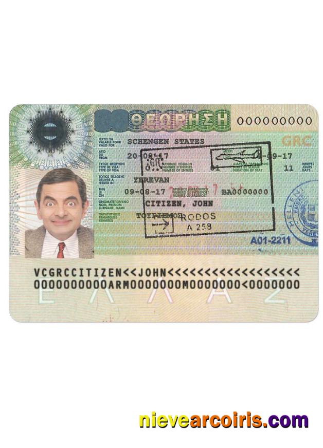 GREECE schengen visa version 2